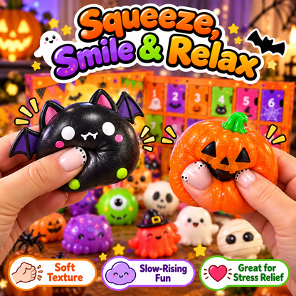 🎃👻 24 Days of Spooky Squishies | Halloween Surprise Countdown 🎁🧡
