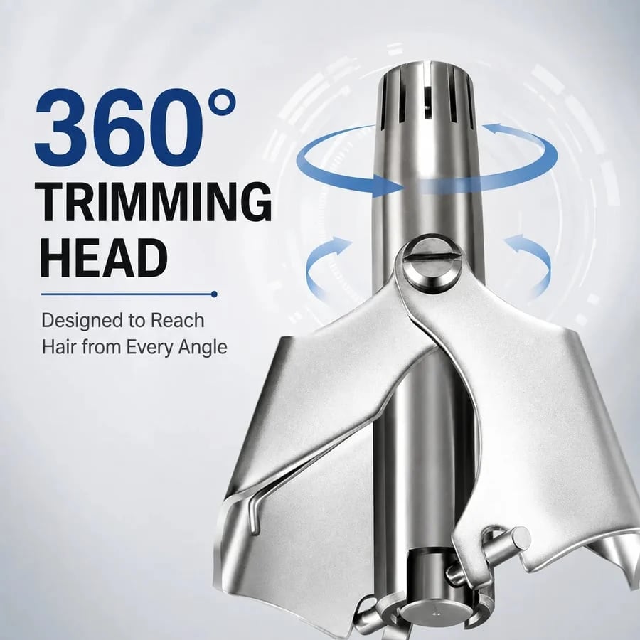 🔥HOT SALE🔥✂️ Manual Nose Hair Trimmer – Precision Grooming. No Battery Needed.