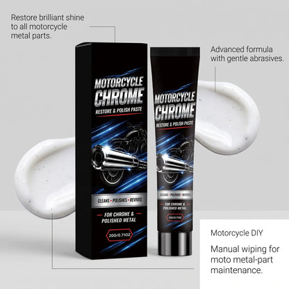 Motorcycle chrome metal polishing paste — product photo 11