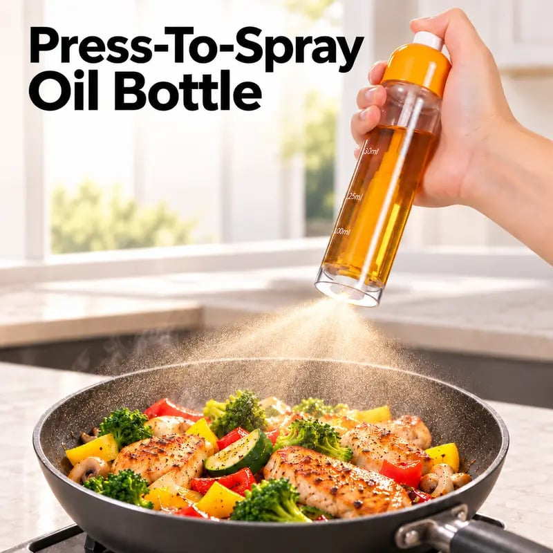 Bottom-nozzle refillable oil sprayer - product image 1
