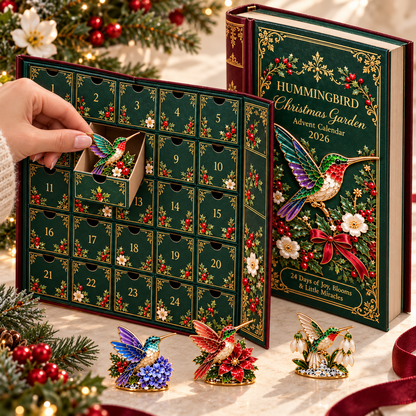24 Days of Joy in Bloom — Hummingbird Christmas Garden Advent Calendar 2026