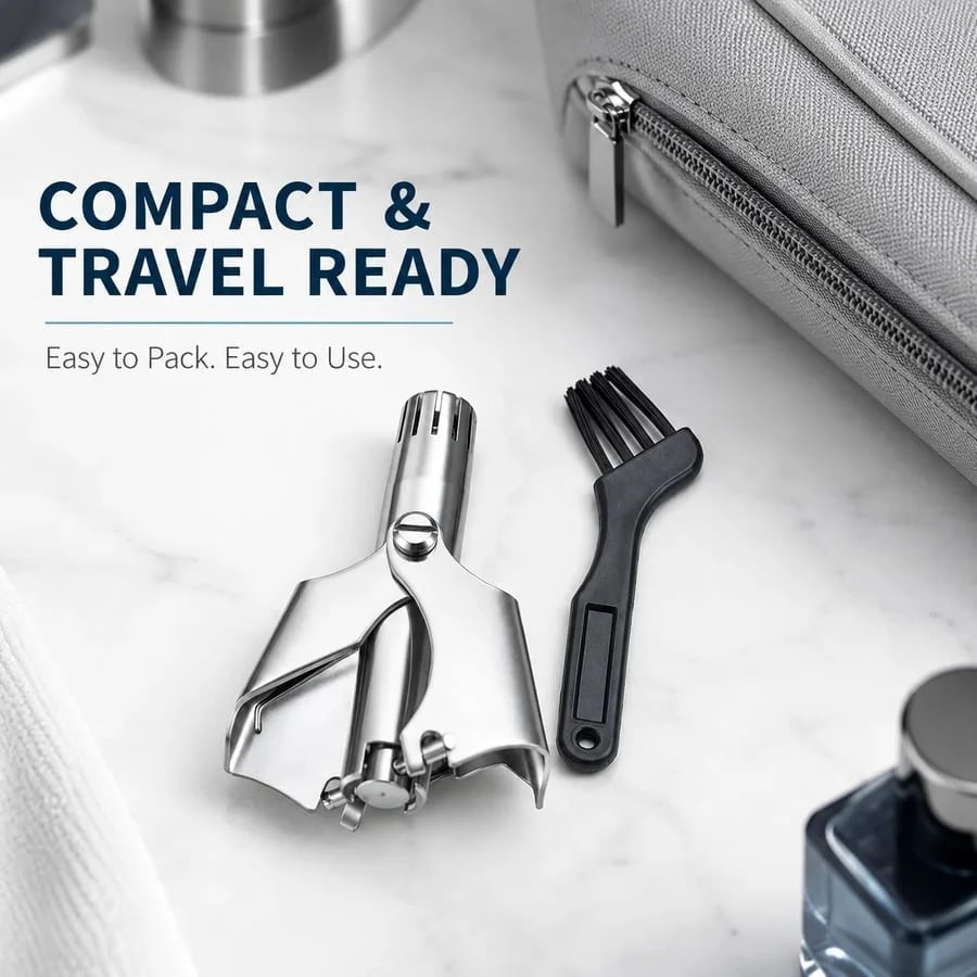 🔥HOT SALE🔥✂️ Manual Nose Hair Trimmer – Precision Grooming. No Battery Needed.