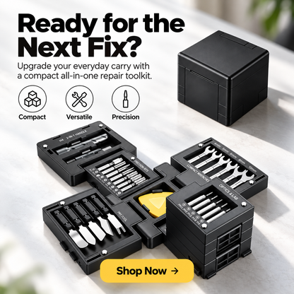 🛠️ FixCube Pro™ Precision Repair Kit – All-in-One Modular Tool Set for Everyday Repairs