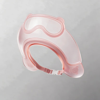 👶 AquaGuard™ Baby Shampoo Visor – Adjustable Bath Shield for Tear-Free Hair Washing