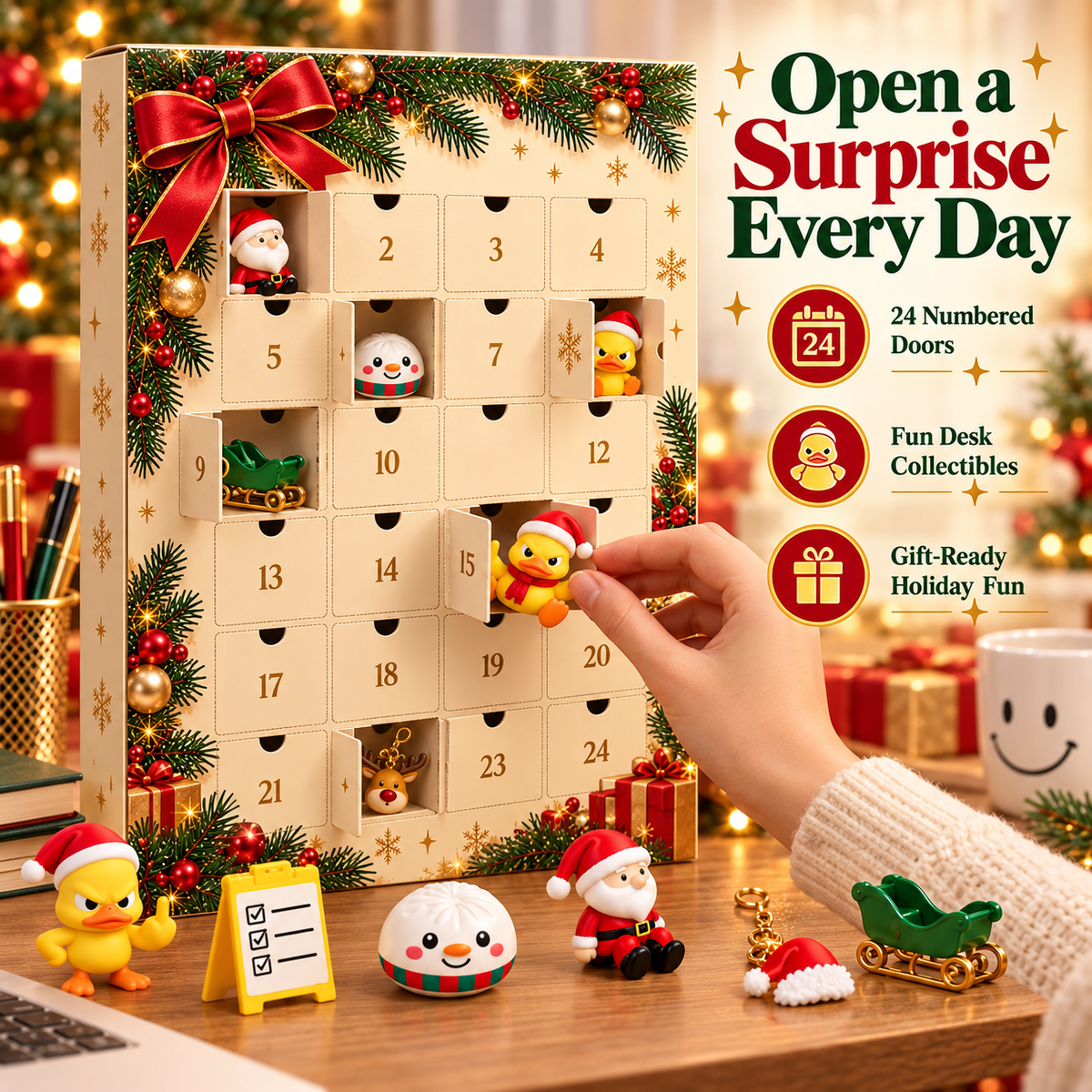 🎄 24 Days of Desk Surprises 🎁 | Christmas Advent Calendar