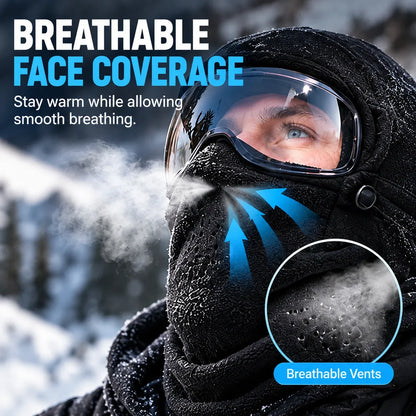 ❄️ WinterShield™ | 360° Full-Face Windproof Balaclava with Clear Eye Shield