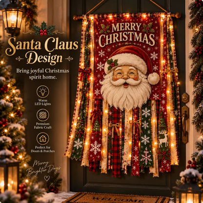 🎄✨ Christmas Glow Door Banner – Light-Up Holiday Welcome Decor for a Festive Entrance