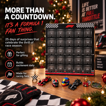 🏁 RaceGrid™ 24-Day Formula Racing Advent Calendar – Ultimate Christmas Countdown for Racing Fans