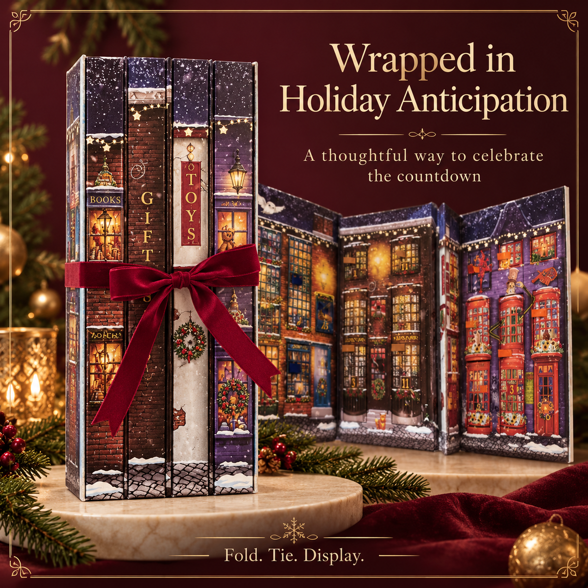 🎄 Magical Christmas Village Advent Calendar ✨