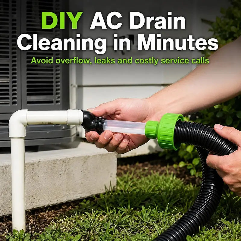 Clear-view AC drain line cleaner adapter - product image 4