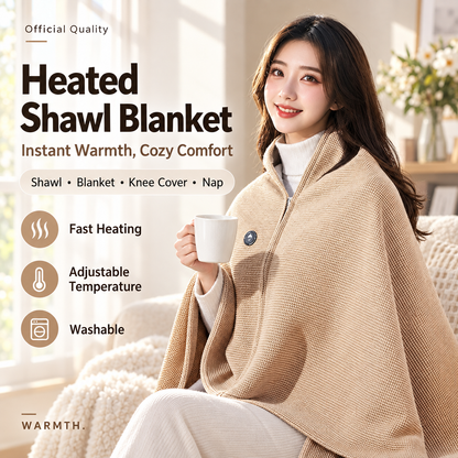 🔥 HeatHug™ Fast-Heating Wearable Blanket