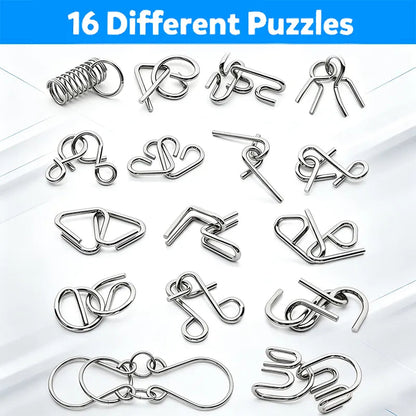 🎁 Metal Montessori Puzzle Solving