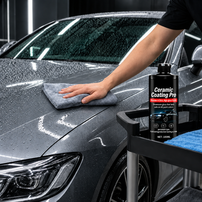 Nano ceramic car coating spray with towel - product image 2