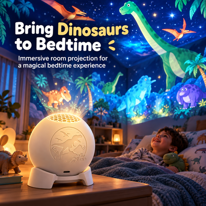 Dinosaur Night Light Projector – Magical Bedroom Star Projector for Kids