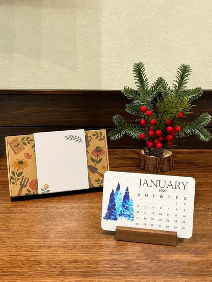 2027 plantable seed paper calendar botanical gift