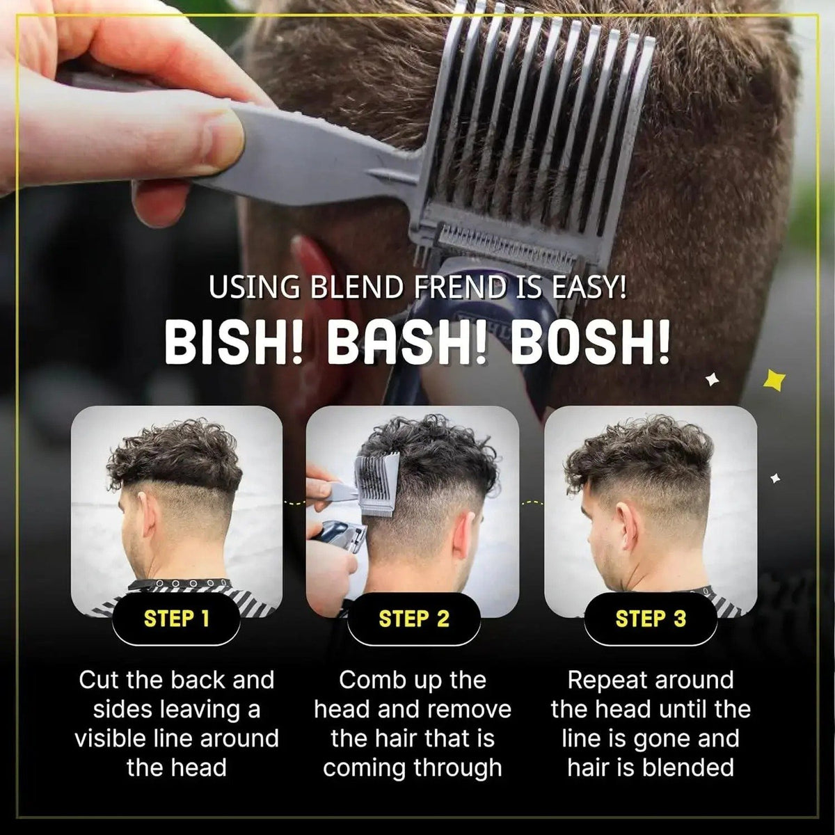 ✂️ TrimMaster™ 4-Piece Hair Cutting Guide Kit