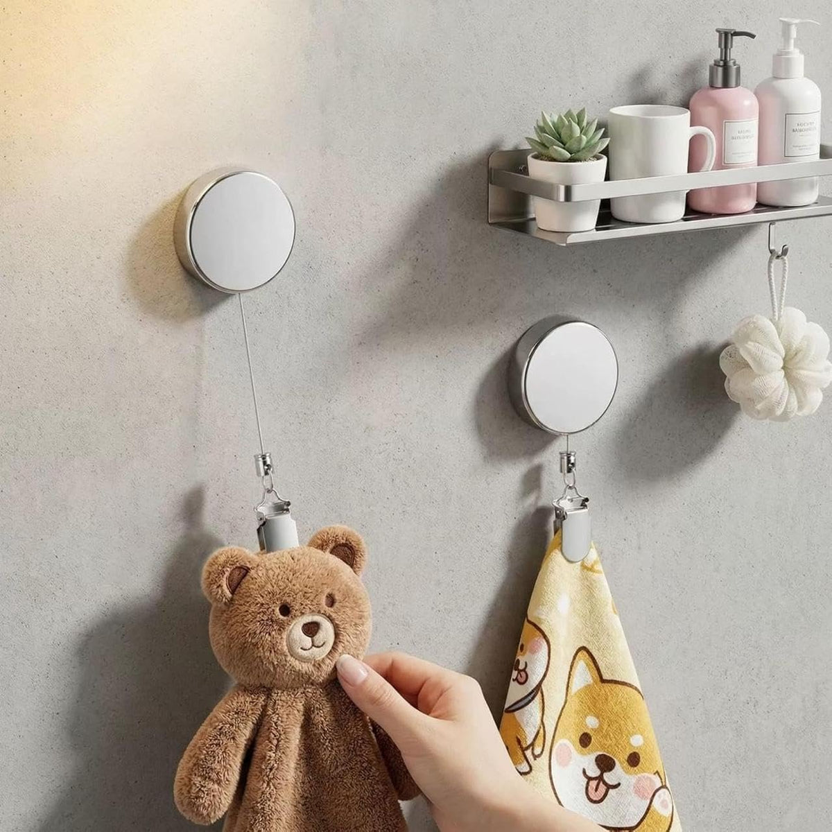 🎉 Retractable Towel Holder Clips