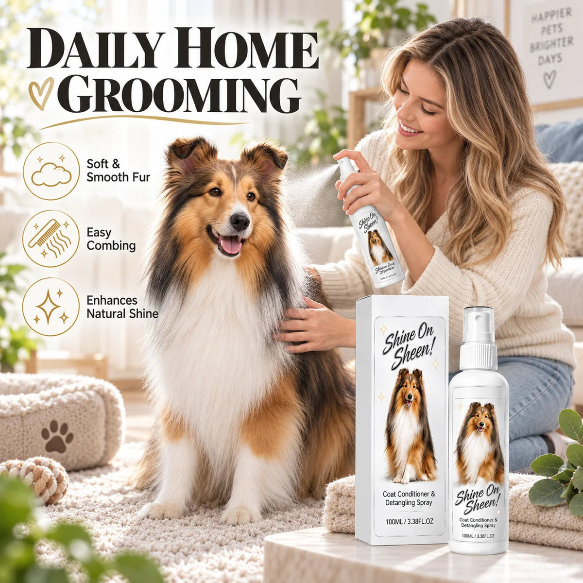 Pet detangling spray product detail image 4