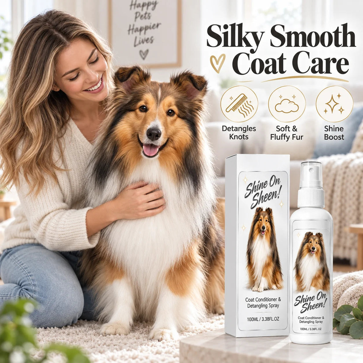 Pet detangling spray product detail image 8