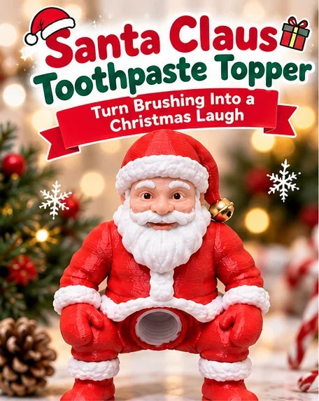 Santa Claus Toothpaste Topper