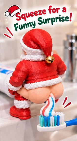 Santa Claus Toothpaste Topper