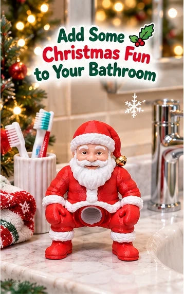 Santa Claus Toothpaste Topper