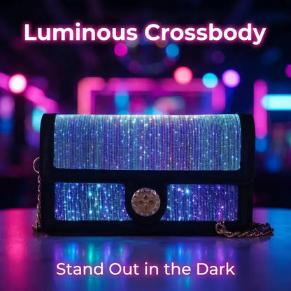 ✨ GlowVibe™ Light-Up Crossbody Bag – 7-Color LED Purse for Festivals & Nights Out