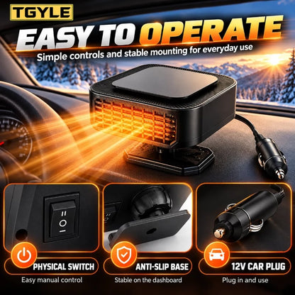 🥶🚗 Foggy Windshield? Meet Your Winter Car Essential! 🔥
