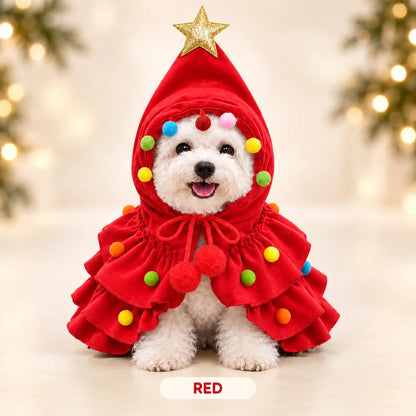 🎄 PawTree™ Christmas Dog Costume – Cozy Holiday Outfit for Festive Photos & Parties