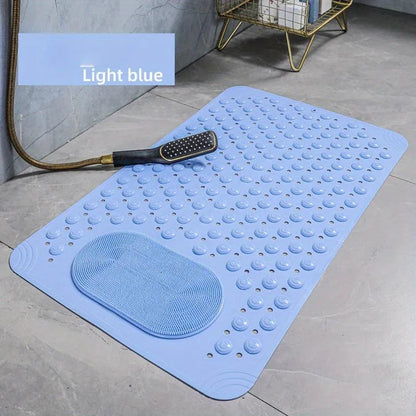 🚿 Non-Slip Shower Floor Mat – Secure Bathroom Grip in Green