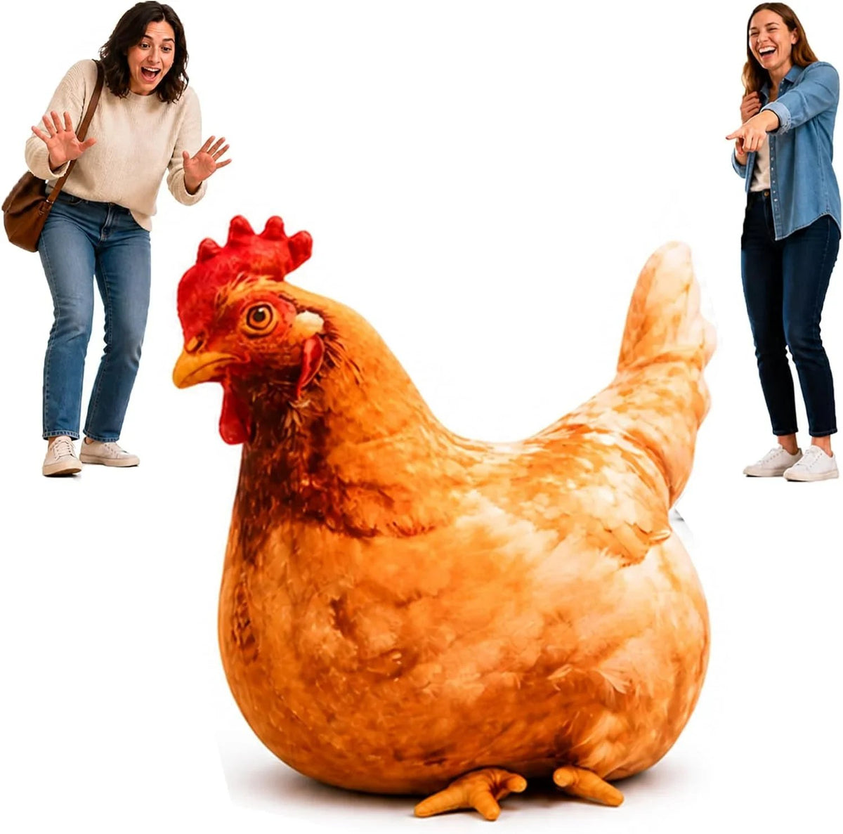 🐔 Cozy Chicken Plush Pillow