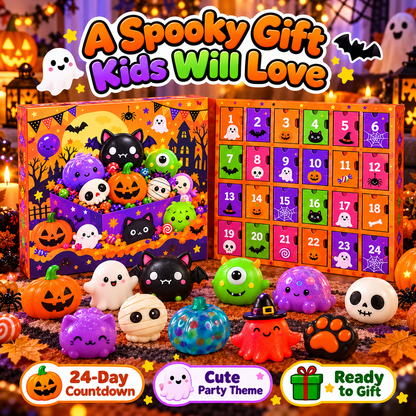 🎃👻 24 Days of Spooky Squishies | Halloween Surprise Countdown 🎁🧡