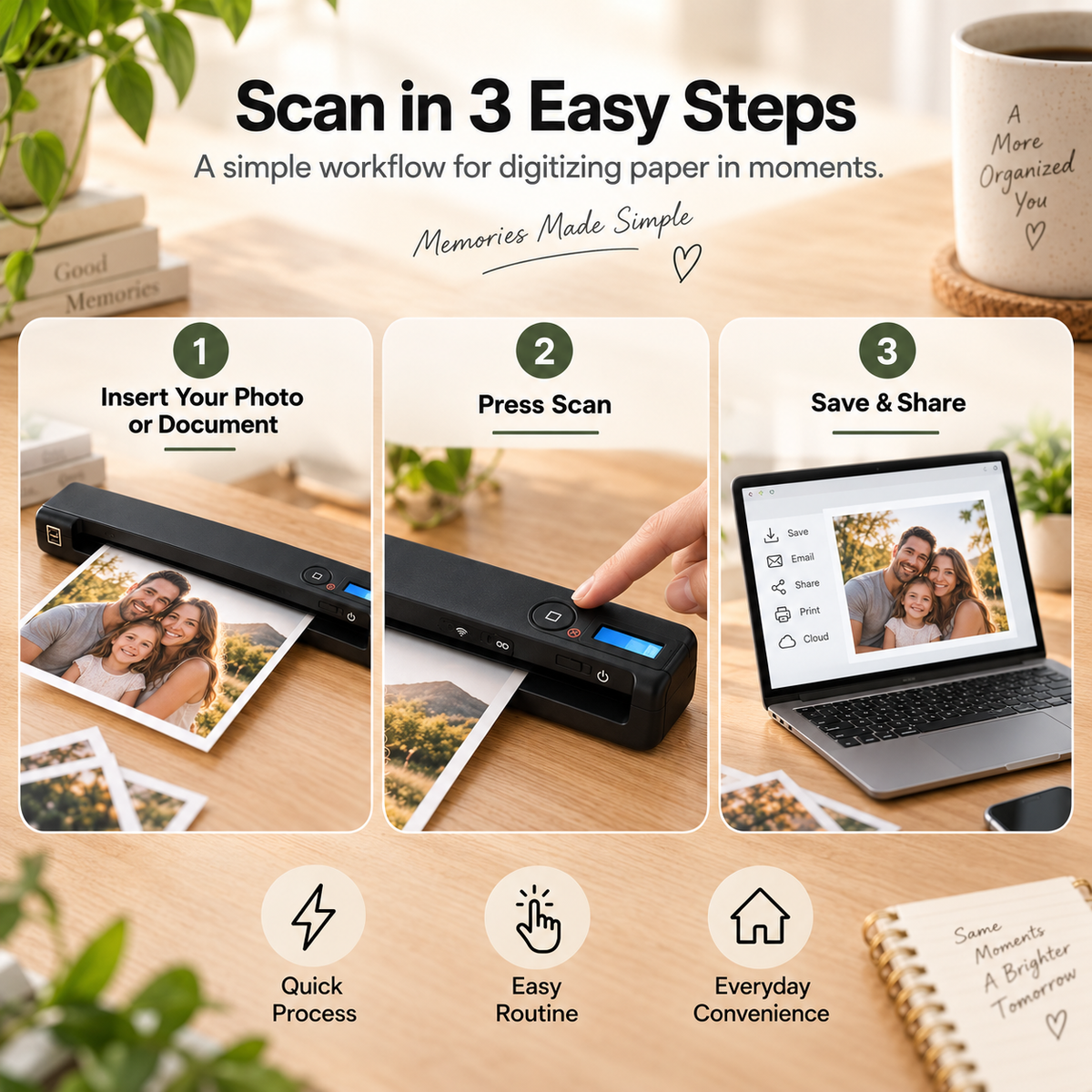 PocketScan Pro™ Portable Scanner – Digitize Photos, Documents & Memories Anywhere ⭐⭐⭐⭐⭐