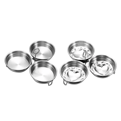 🌟304 Stainless Steel Egg Molds