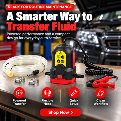🚗 12V Fluid Transfer Pump – Fast & Easy Fluid Changes ⚡