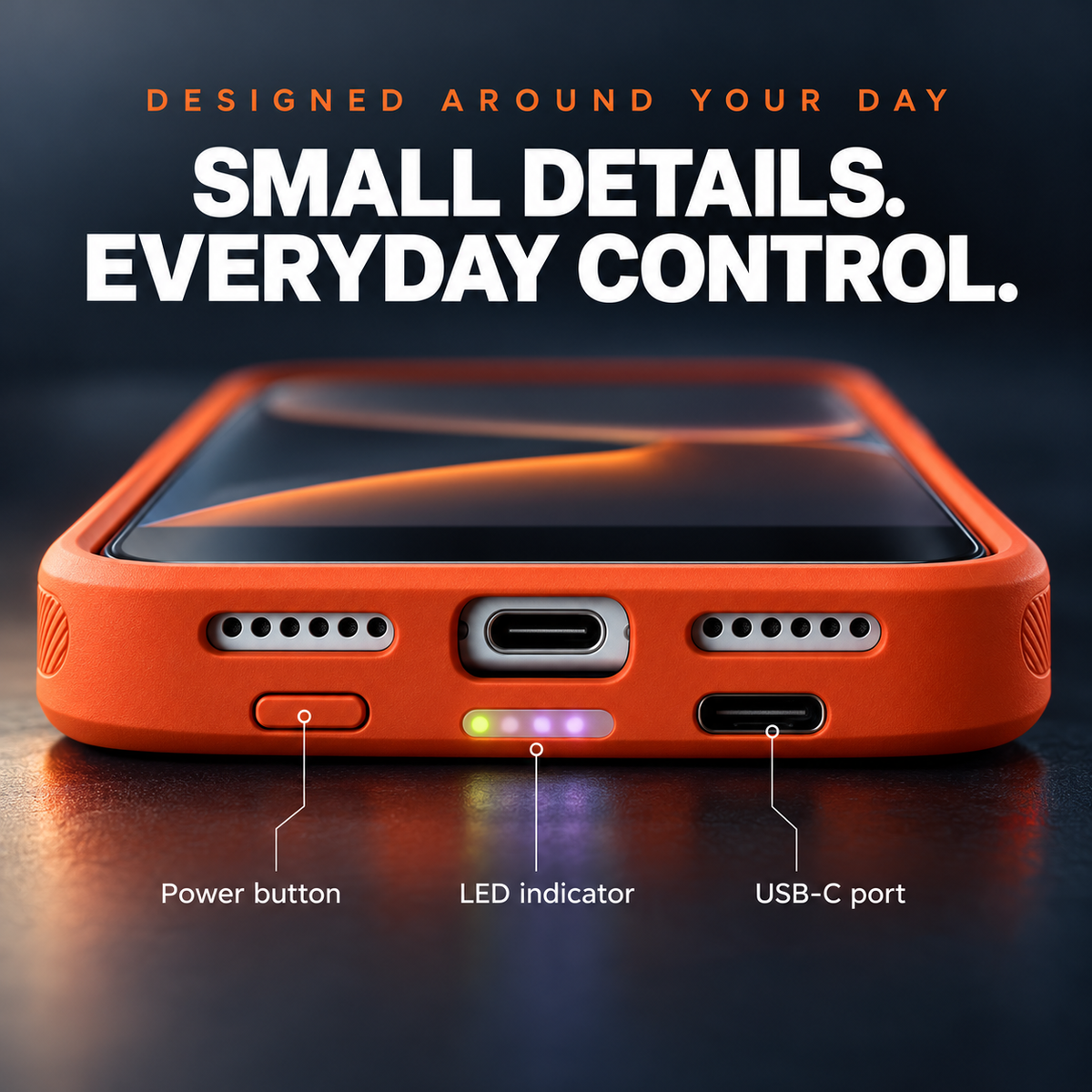🔋 PowerShell™ Battery Phone Case – Built-In Backup Power & Everyday Protection