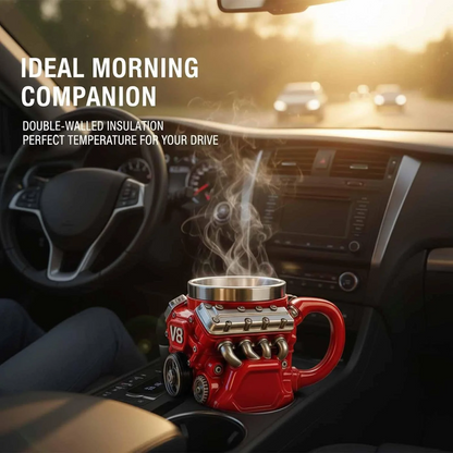 🏎️ PistonBrew™ Engine-Inspired Mug – The Ultimate Coffee Cup for Car Enthusiasts