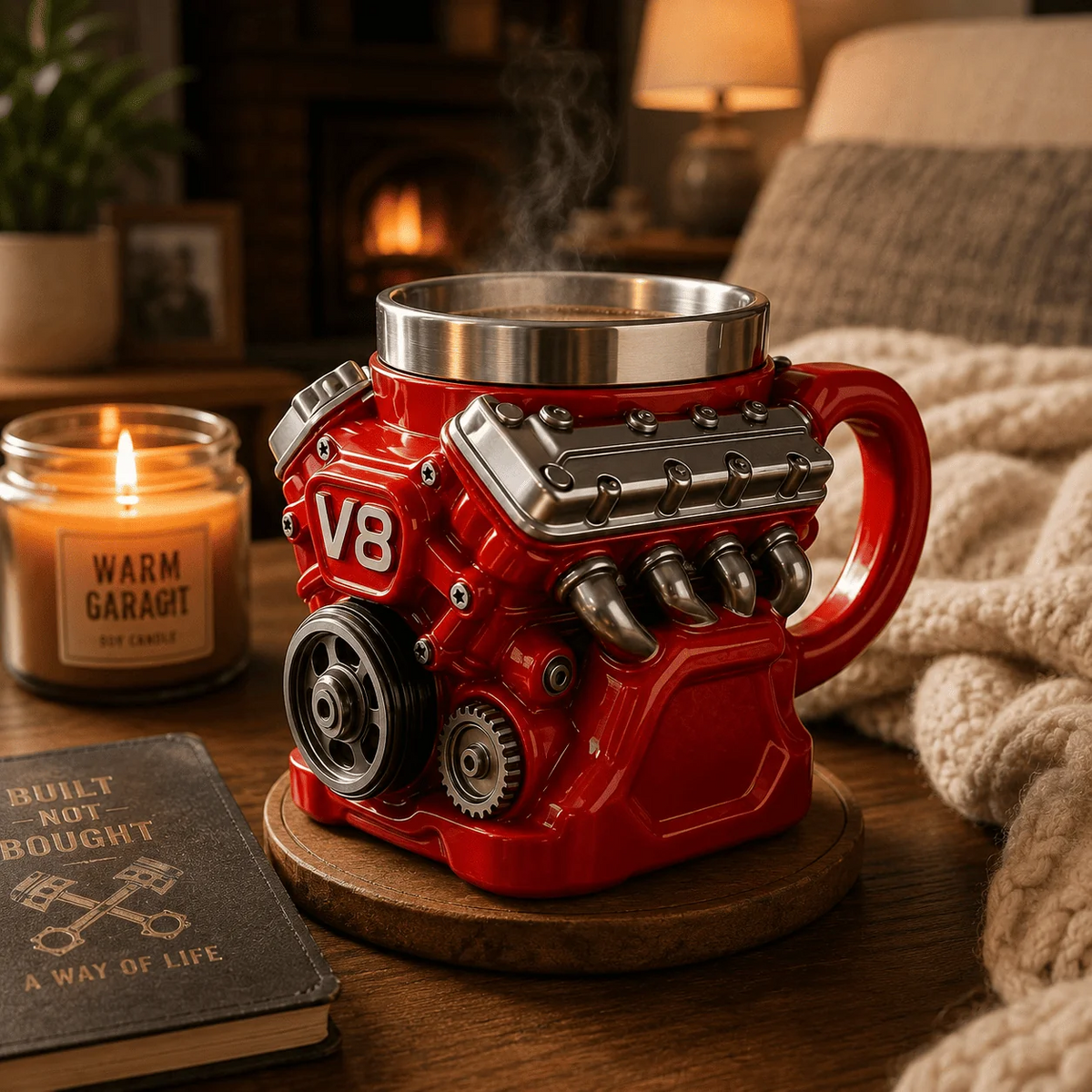 🏎️ PistonBrew™ Engine-Inspired Mug – The Ultimate Coffee Cup for Car Enthusiasts