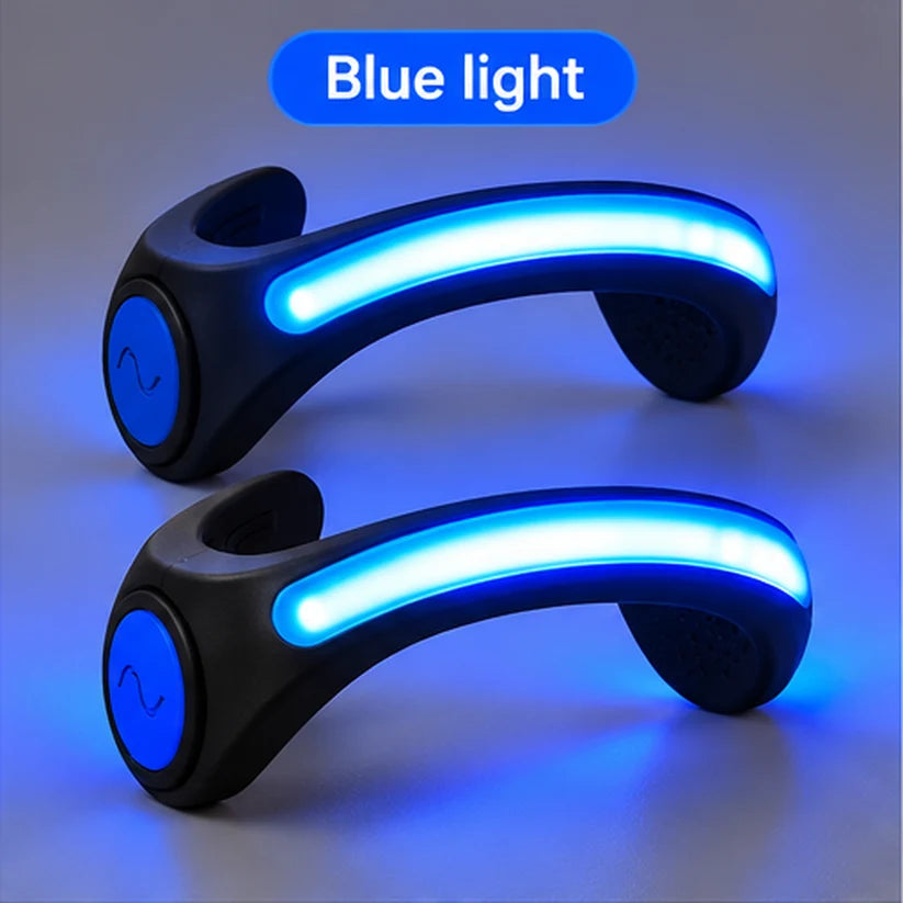 Blue light LED heel shoe light