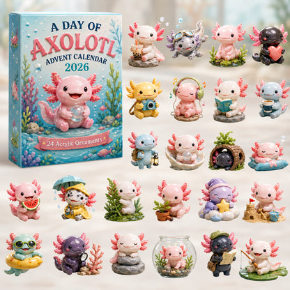 🎁 Axolotl Magic™ Christmas Advent Calendar 2026 – A Daily Dose of Cute Holiday Surprises
