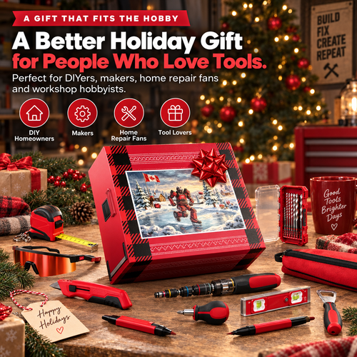 Ultimate Holiday Gift for Tool Lovers – Christmas Gift Set for DIYers, Makers, Handymen & Home Repair Enthusiasts