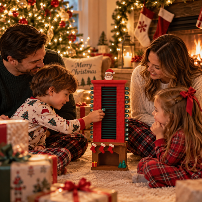 🎅 Santa Down the Chimney Advent Calendar – 24-Day Interactive Christmas Countdown