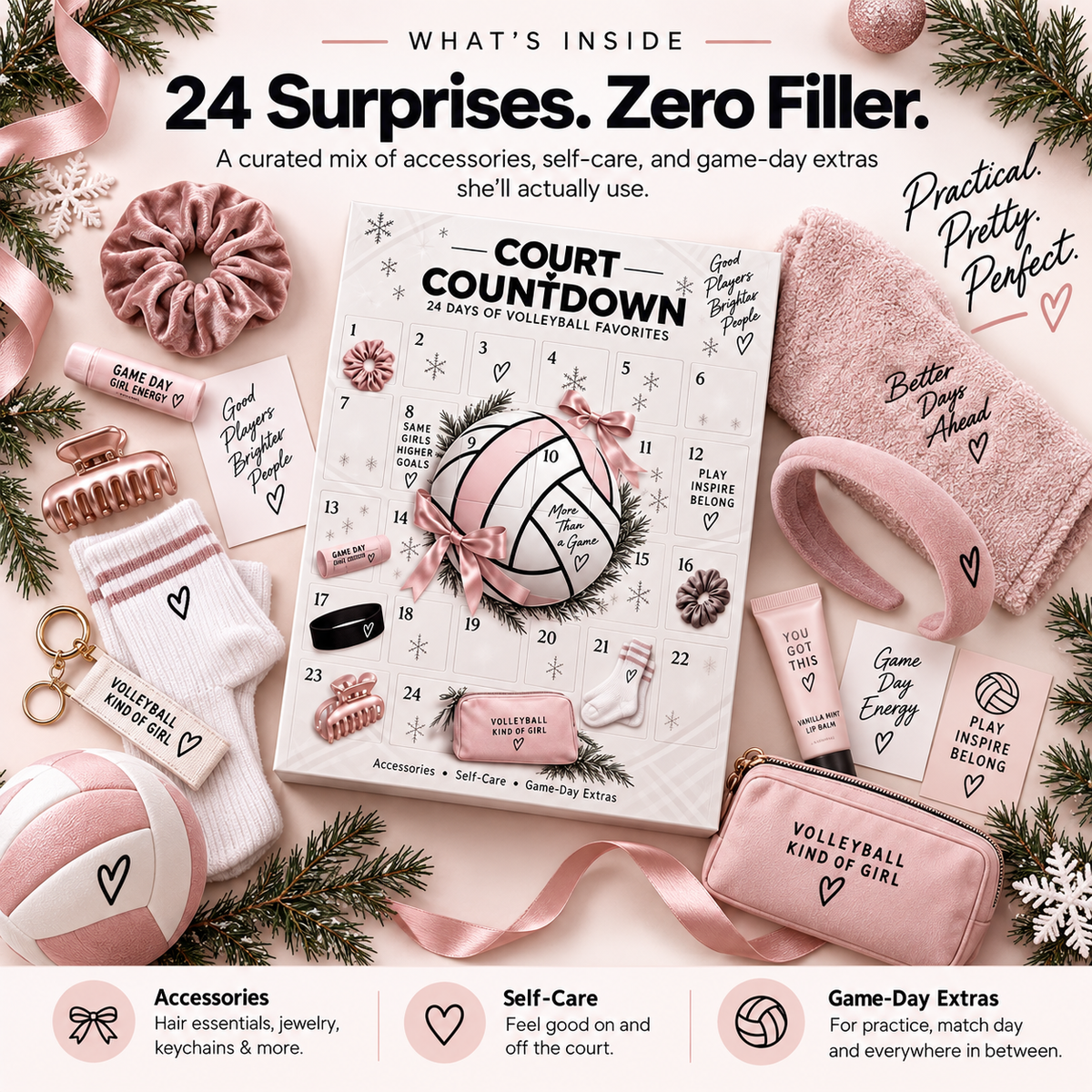 🎁 Volley Girl 24-Day Surprise Box 🏐