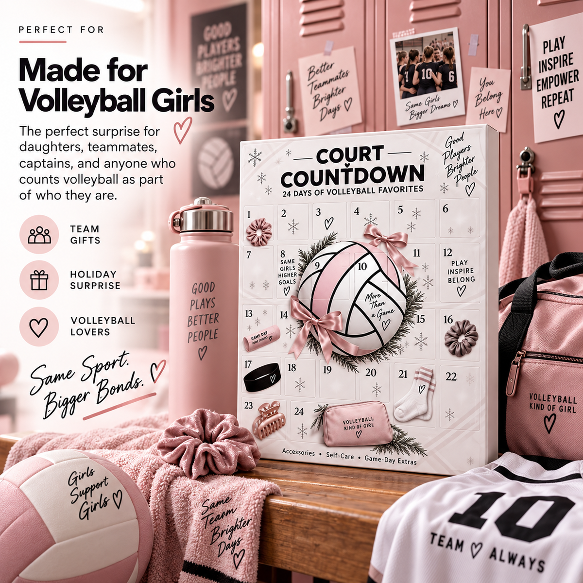 🎁 Volley Girl 24-Day Surprise Box 🏐