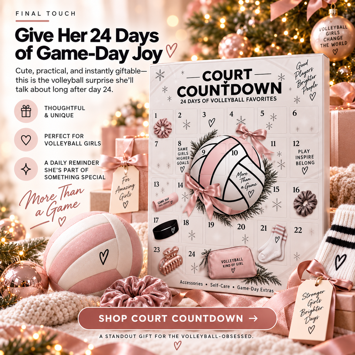 🎁 Volley Girl 24-Day Surprise Box 🏐