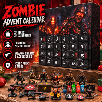 ☠️ Zombie Ops™ 24-Day Advent Calendar – 24 Days of Undead Gaming Surprises