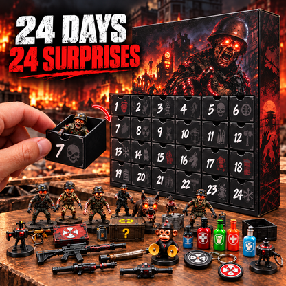 ☠️ Zombie Ops™ 24-Day Advent Calendar – 24 Days of Undead Gaming Surprises