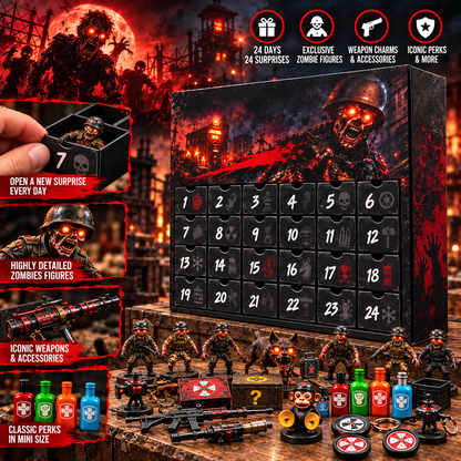 ☠️ Zombie Ops™ 24-Day Advent Calendar – 24 Days of Undead Gaming Surprises