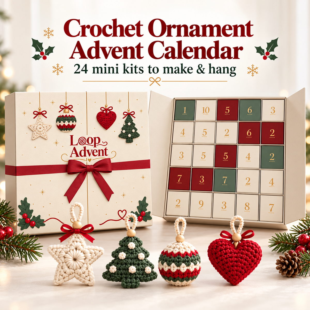 24-day crochet Christmas advent calendar - product image 3