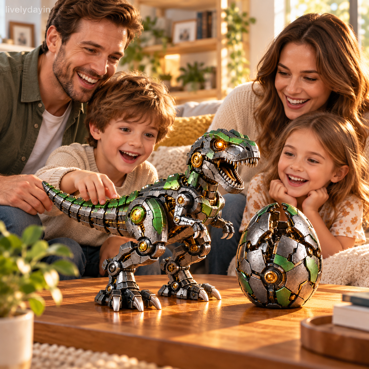 🦖🥚 NEW ARRIVAL🔥 Mechanical T-Rex Egg – From Mysterious Egg to Mighty Robotic Dinosaur! 🥚⚙️✨